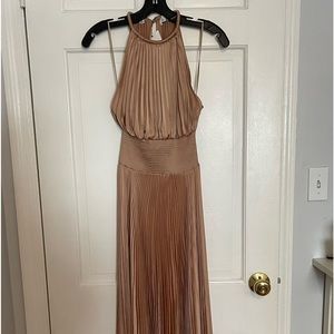 ALC Renzo II Sleeveless Pleated Midi Dress